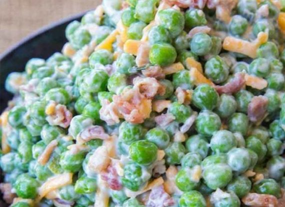 119-Creamy Pea and Cheese Salad