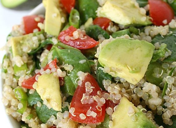 126-Quinoa Avocado Spinach Power Salad