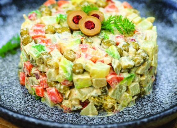 159-Vegan Olivier Salad