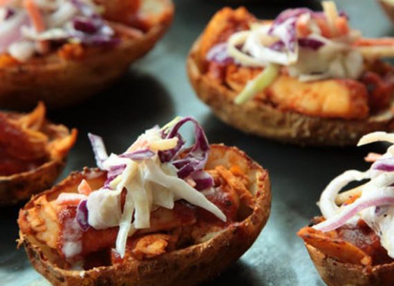 197-Barbecue Chicken and Coleslaw Potato Skins