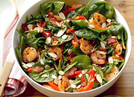 243-Shrimp & Spinach Salad