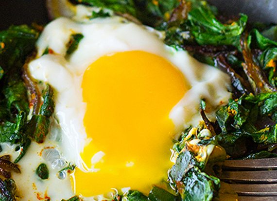 386-Persian Spinach and Eggs