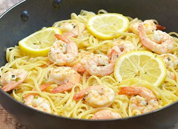 392-Lemon Butter Garlic Shrimp Pasta