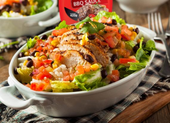 535-BBQ Chopped Chicken Salad
