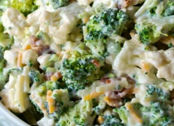 62-Broccoli Cauliflower Salad