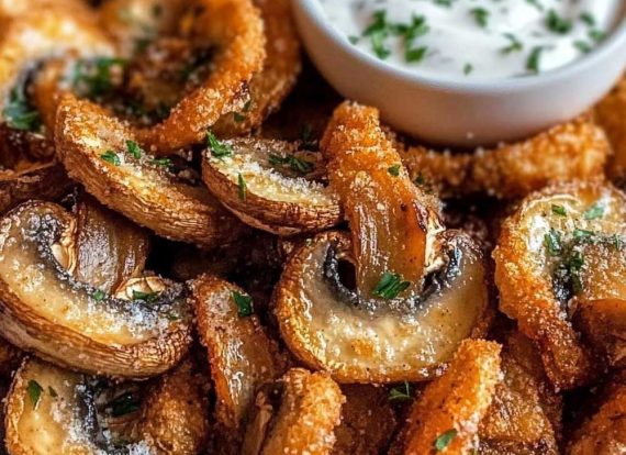 Fried-Sliced-Mushrooms-with-Ranch