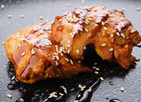 Grilled Chicken With BBQ Sauce