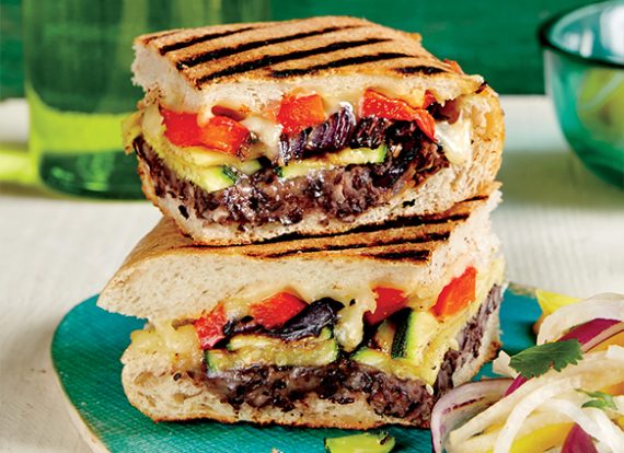 Mexican-Style Grilled Vegetable Sandwich