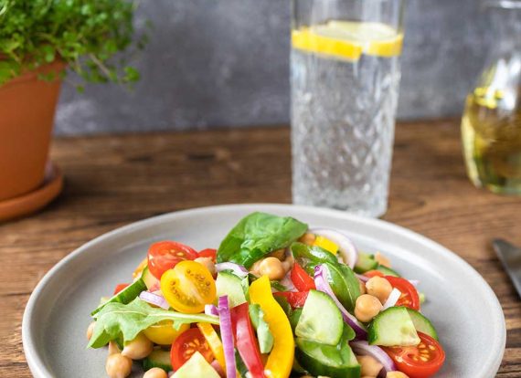 Veggie-and-Chickpea-Salad